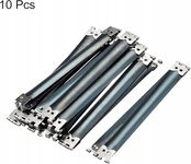 sourcing map Metalowe wewnętrzne elastyczne zawiasy do torebek 10szt 120mm