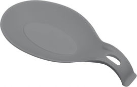 Silikonowa podpórka podstawka pod łyżkę 12x23,5 cm odporna na ciepło SZARA