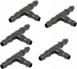 sourcingmap Plastikowe 3-drożne adaptery trójnikowe Złącza rurki powietrzne