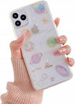 Bakicey silikonowe etui iPhone 12 planety kosmos