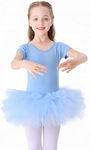 Bezioner rozmiar 110 niebieskie tutu strój do tańca