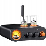 Fosi Audio MC331 - Wzmacniacz lampowy HiFi z DAC, Bluetooth i VU Meter
