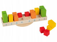 Playtive Drewniana zabawka Montessori (ciężarki, balansowanie) 3+ 23 el
