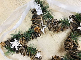 Gwiazda stroik dekoracja wianek bożonarodzeniowy LIVARNO