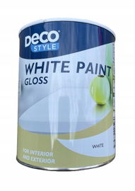 Farba wnętrze/zewnętrze DREWNO METAL POŁYSK BIAŁA 1 LITR best before 03/23