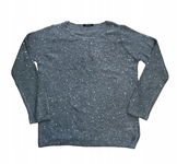 esmara Elegancki sweter z cekinami niebieski rozmiar L 44/46