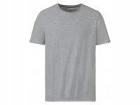 LIVERGY Podkoszulek tshirt męski z bawełny szary rozmiar XL
