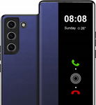 Etui z klapką Samsung Galaxy S24 5G cienkie, odporne na wstrząsy niebieskie