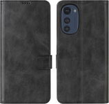 Cresee etui z klapką i z przegródkami na karty MOTOROLA Moto G32 czarny