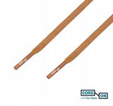 CORD ON PŁASKIE WOSKOWANE SZNUROWADŁA BRĄZOWE 90cm