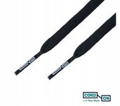 Cord On SZNUROWADŁA SZNURÓWKI PŁASKIE 75cm czarne