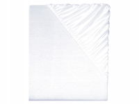 LIVARNO Prześcieradło z gumką stretch z mikrofibry 90-100 x 200 cm białe