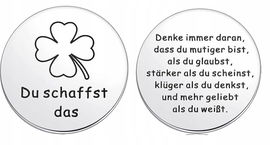 PHOTECT talizman na szczęście czterolista koniczyna 2 sztuki