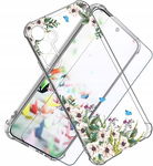Etui Dcwunk do Samsung Galaxy A34 z folią ochronną ekranu MOTYLE