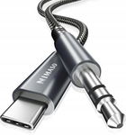 Nimaso Kabel USB C do 3,5 mm Audio Aux Jack (1,2 m), USB typu C do 3,5 mm k