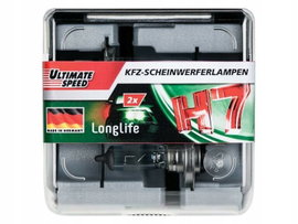 Żarówki samochodowe ULTIMATE SPEED 2 sztuki (H7 długa żywotność)