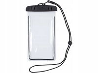 Topmove Wodoszczelny pokrowiec, torebka na smartfon czarna 10,5x21 cm