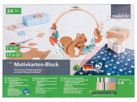 CRELANDO ZESTAW 24 KARTKI JESIENNY ZESTAW DO RĘKODZIEŁA