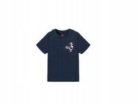 T-shirt chłopięcy LUPILU rozmiar 110/116 4-6 lat granatowy