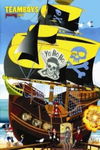 TEAMBOYS Pirates ship naklejka z naklejkami