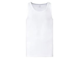 Męski podkoszulek bez rękawów LIVERGY bawełna organiczna biały rozmiar XL