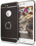 Etui Ring iPhone 8 Plus/7 Plus 360-stopniowe etui ochronne z uchwytem czarn