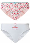 Happy Shorts Majtki figi damskie, 2 sztuki bawełniane rozmiar L