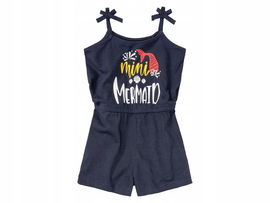 lupilu Kombinezon dziewczęcy letni bawełniany granatowy rozmiar 98/104