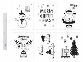 crelando Szablony do obrazów okiennych, zestaw 7 elementów (dla dzieci)