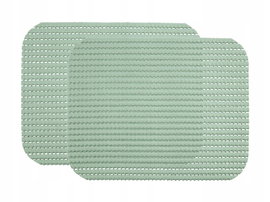 Ernesto Antypoślizgowe Maty Kuchenne do naczyń 2 szt zielone 36,5x27,5 cm