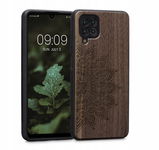 Etui Kwmobile do Samsung Galaxy M22, drewno, brązowy