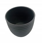 Osłonka ceramiczna okrągła ciemnoszara 13 cm LIDL