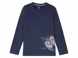 PEPPERTS góra od piżamy długi rękaw granatowa rozmiar 122/128 6-8 lat