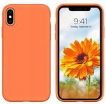 smartdevil Etui silikonowe do iphone xs max orange pomarańczowy