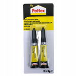 Klej błyskawiczny Pattex SUPER GLUE LIQUID 2 sztuki x 3g