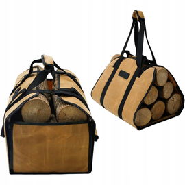 Torba na drewno opałowe - wytrzymała i stylowa, na każdą porę roku