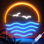 ALITOVE Neon Sign Sunset LED Neon Light - Zasilany przez USB, Zachód Słońca