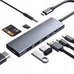 Adapter USB C Hub 9 w 1 - Wszechstronne Rozszerzenie Dla Urządzeń z USB-C