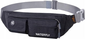 WATERFLY saszetka nerka biodrowa czarna Fanny pack