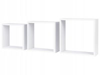 Półka ścienna Livarno Living 30 x 11,7 cm biały CUBE SET