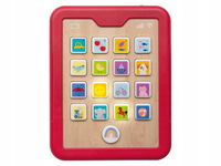 Playtive Tablet drewniany do nauki, interaktywny 19 cm x 15 cm 1+