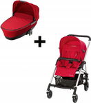 MAXI COSI streety plus sytem travel Wózek spacerowy + gondola Intense Red