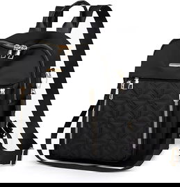 HUAZHIMAO elegancki miejski plecak torba 2 w 1 pikowanie wiele kieszonek