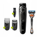 Braun TRYMER DO BRODY DO WŁOSÓW BeardTrimmer 3 BT3242+Gillette Fusion 5