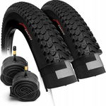 Fincci Zestaw 2 opon rowerowych 26 x 2,125 - do MTB, hybrydowych
