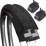Fincci BMX 20 x 1,95 cala - Zestaw opon rowerowych z dętkami - 2 sztuki