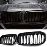 TOPTHAN - Kratka Chłodnicy do BMW X5 F15 / X6 F16 (2014-2019) Czarny Połysk