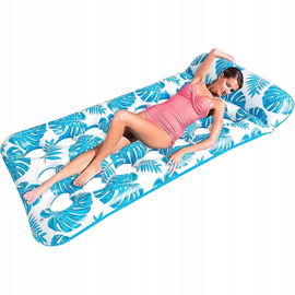 Nadmuchiwany hamak wodny - materac basenowy z poduszką