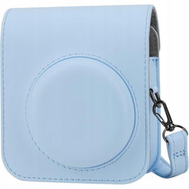 Futerał na aparat Instax Mini 12 Anter z paskiem Błękitny
