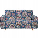 Hosima SFW043 Pokrowiec na Sofę Retro Series Indian, 3-osobowy (145-185 cm)